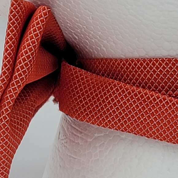 Artisan Made Adjustable Pre-Tied Red Checkered Bow Tie - Picture 4 of 12